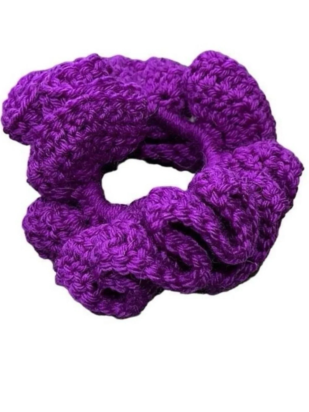 Handmade Crochet Scrunchie | Soft Hair Tie | Boho Cottagecore Accessory